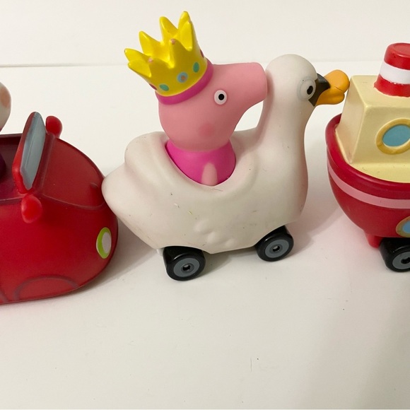 Lot of 4 Cars Peppa Pig Car Figures Buggy Racers Wheelin Jazwares - Picture 9 of 16